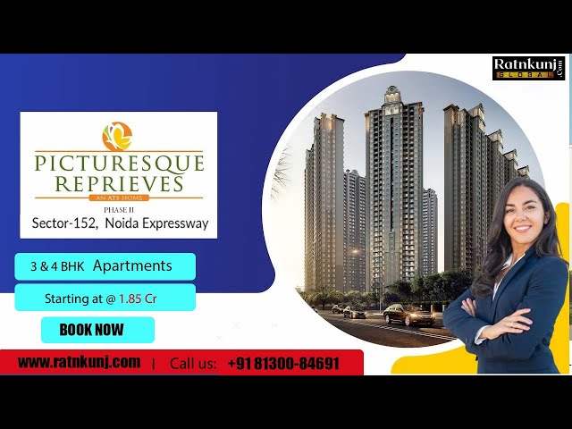 2350sqft 3 bedroom for sale price 2CR ATS Picturesque Reprives noida