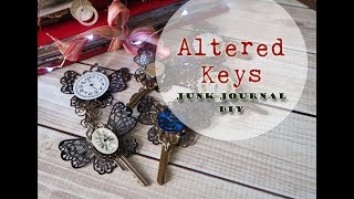 Junk Journal DIY #2: Altered Keys