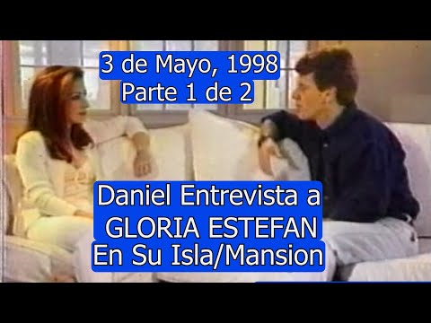 0255 Daniel Entrevista a Gloria Estefan (Parte 1 de 2) - Domingo Para Todos, 3 de Mayo 1998