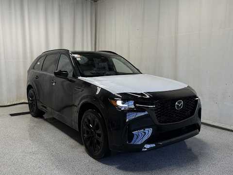 2026 Mazda CX-90 MHEV GT-P AWD in Black for sale at Park Mazda in Sherwood Park, AB