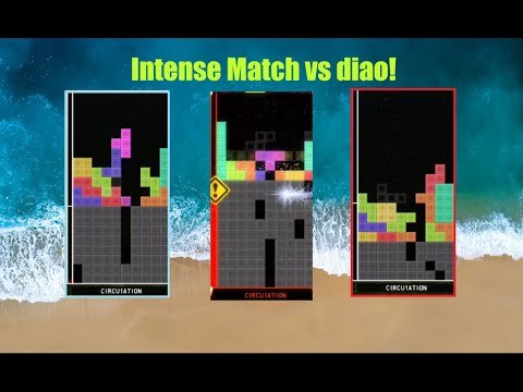 [TETR.IO] Intense match vs diao! ft15