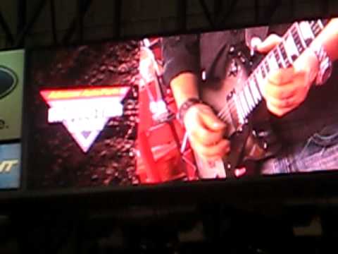 JoCaine singing 'Detroit' at Ford Field Monster Jam - 3/3/12