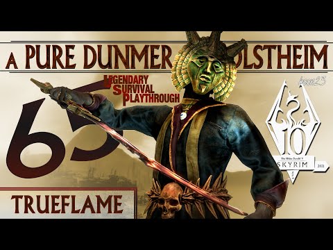 Pure Dunmer on Solstheim Build (65) - Trueflame - Skyrim AE Legendary Survival