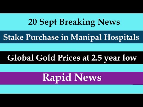 20 September 2022 - English Breaking News & Stock Market Update