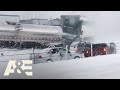 Blinding Snowstorm Sparks CHAOTIC 120 Car Pileup Road Wars A E