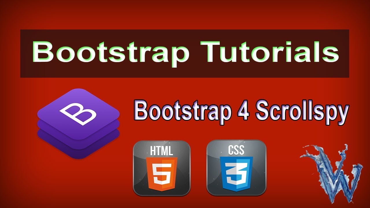 Bootstrap 4 Scrollspy Example | Scrollspy Bootstrap Tutorial | HTML5 By Amazing Techno Tutorials