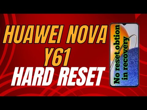 Huawei Nova Y61 Factory Reset🔥🔥 | Easy reset guide for nova🚀🚀🏌️ | #GSMtech313
