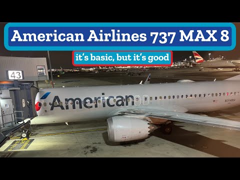 Miniatura de YouTube para American Airlines Boeing 737MAX 8 Passenger