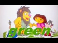 Dora The Explorer Leon The Circus Lion Леон цирковой лев Coloring For Children