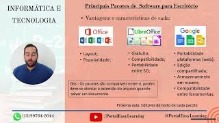 Principais Pacotes de Software para Escritório