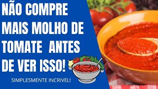 Como eu fAO meu molho de tomate facil caseiro - MOLHO DE PIZZA, PARMEJANA, MACARRO, PANQUECA