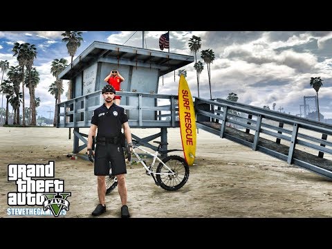 GTA 5 MODS LSPDFR 0.4.2 - EP 58 - BICYCLE PATROL!!! (GTA 5 REAL LIFE PC MOD)