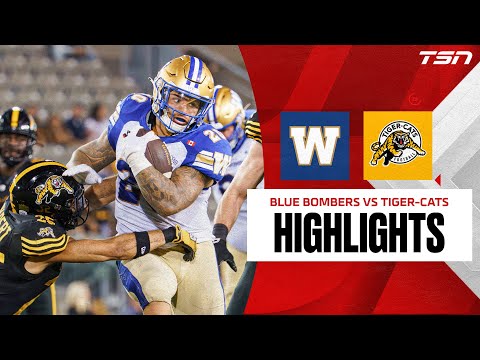 CFL WEEK 15: Winnipeg Blue Bombers vs. Hamilton Tiger-Cats | FULL HIGHLIGHTS