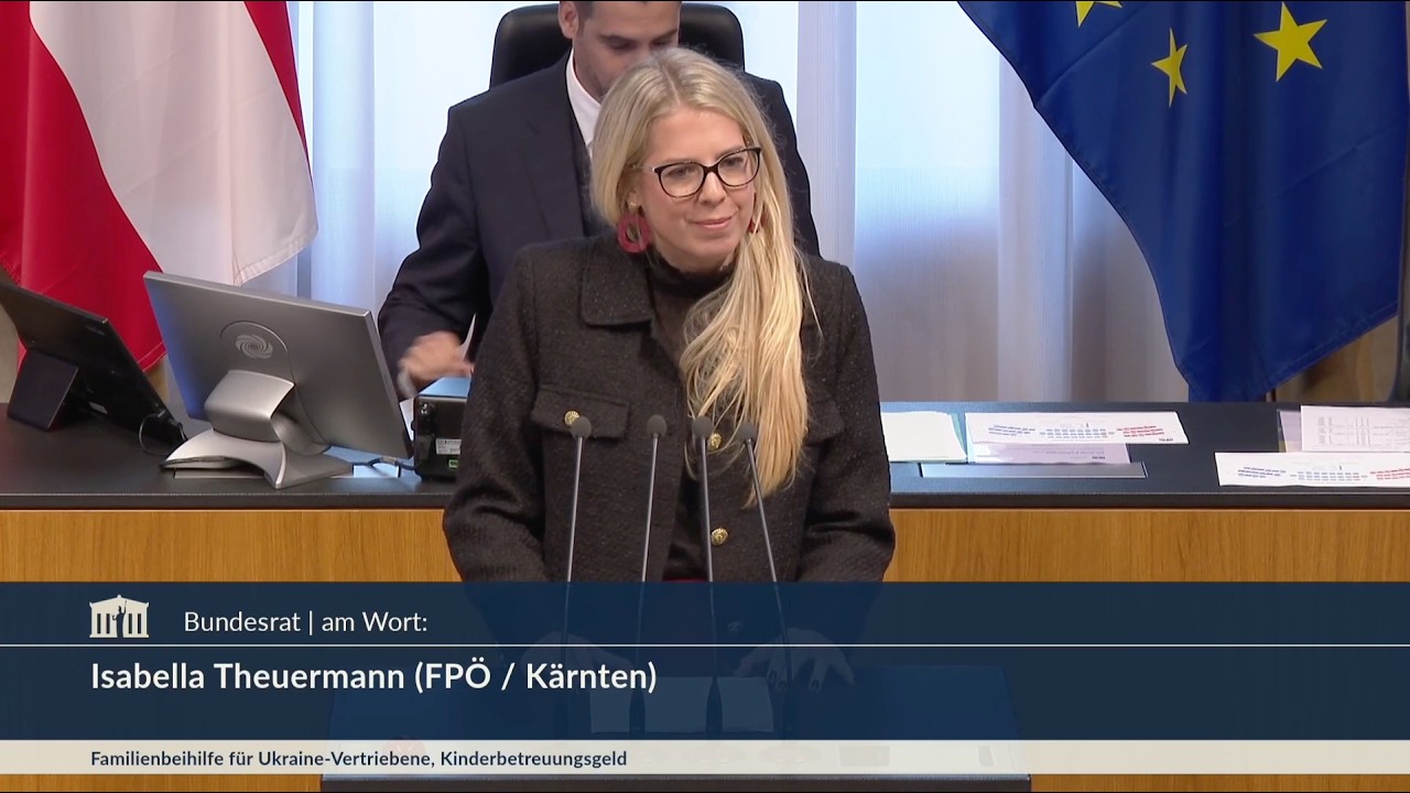 Isabella Theuermann - Familienbeihilfe für Ukrainer, Kinderbetreuungsgeldgesetz - 8.10.2026