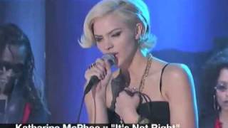 Katharine McPhee :: It&#39;s Not Right (Live on Jimmy Kimmel)