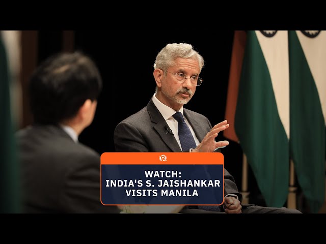 WATCH: India’s S. Jaishankar visits Manila