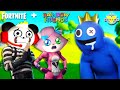 Fortnite Rainbow Friends with Combo Panda VS Alpha Lexa!!