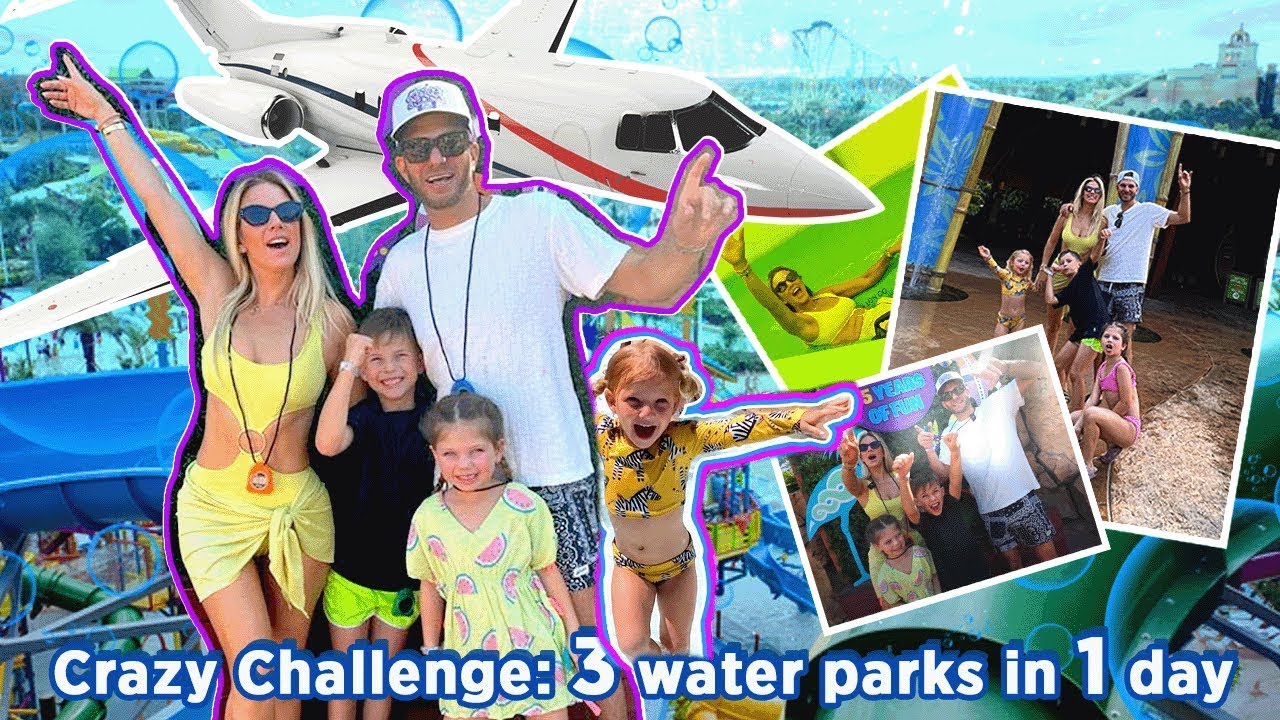 Ultimate Water Park Challenge  Can We Conquer 3 Parks in One Day !