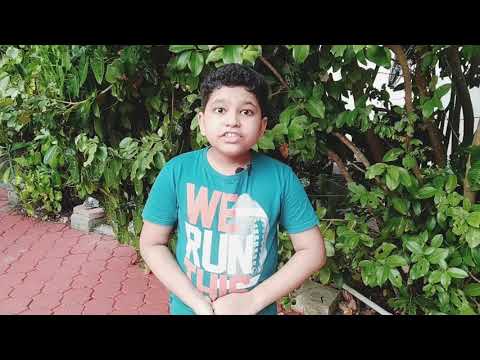 Akshaj Roy (Speaking about Friendship with Nature.)