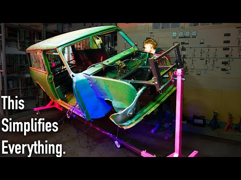 The BEST Tool I Have Bought This Year! BIG BOGEY PART 2 -  The Rollover Jig For A Classic Mini