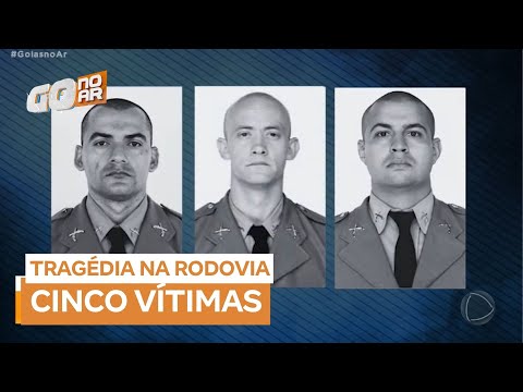 Acidente na GO 164 deixa cinco mortos após colisão frontal