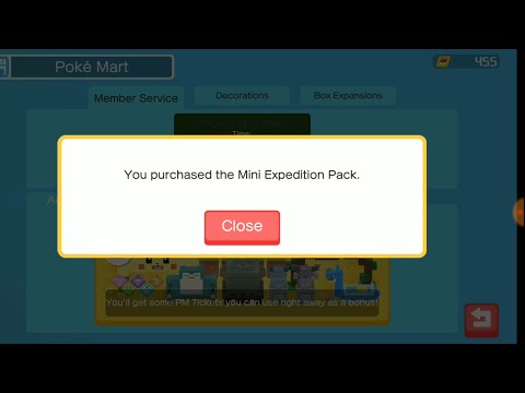 [Pokemon Quest] Purchasing Mini Expedition Pack