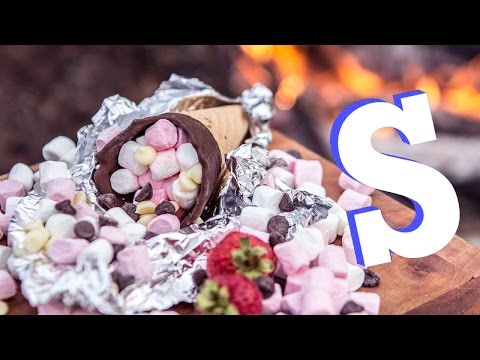 Sensational S'more Cones Recipe!! | Camp Food Pt.2 | Sorted Food