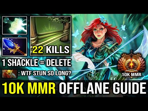 How to Offlane Windranger in 7.30 with 22Kills Amazing Shackleshot Max Stun Top 10K MMR Dota 2