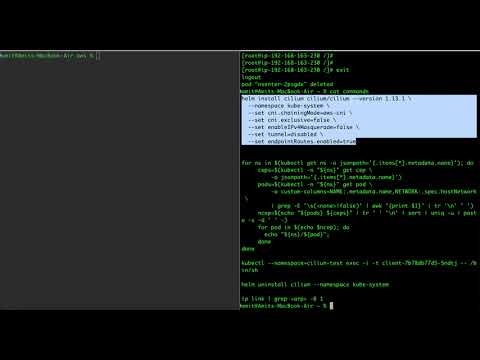 Life of a packet with Cilium in EKS in CNI chain mode (No Audio- Read Notes in the Description)