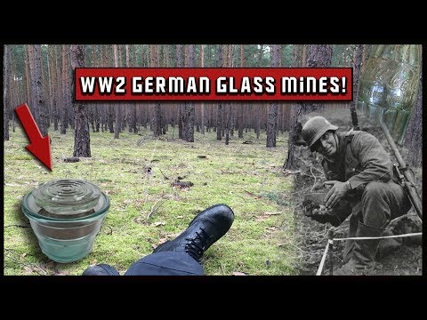 WW2 Metal detecting - German glass mines everywhere!