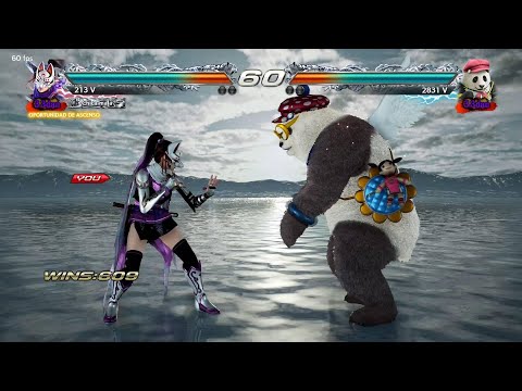 20_6 D Kunimitsu Ryona vs Panda - Tekken 7 4.20 ( Anakin x24 ) Gameplay PC Gtx 1070 Ti 8GB