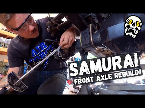 Samurai Front Axle Rebuild | Quick & Easy!