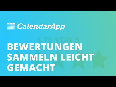 Bewertungen mit CalendarApp und #aReviewApp automatisch sammeln