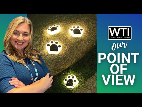 JHBOX Bear Paw Solar Pathway Lights - WTI product video review