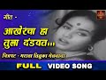 गीते आखेरचा हा तुला दंडवत Akhercha Ha Tula Dandavat Marath
