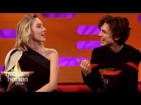 Saoirse Ronan & Timothée Chalamet Joke About Pronouncing 'Timothée Chalamet'