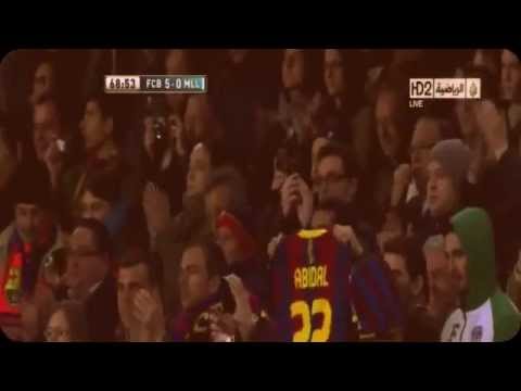 Le retour d'Eric Abidal avec le FC Barcelone après plus d'un an sans jouer! 06/04/2013