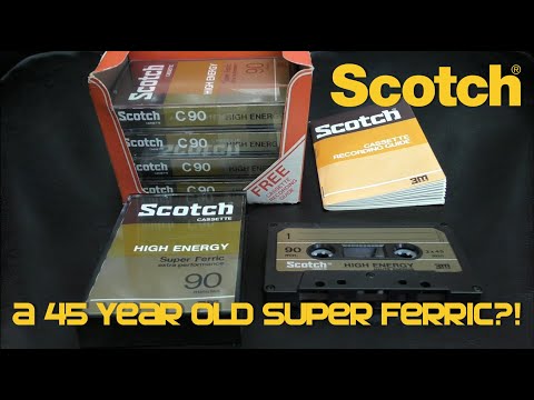 1975 Scotch High Energy "Super Ferric" Type 1 Cassette Review - A 45 year old Super Ferric? Really?!