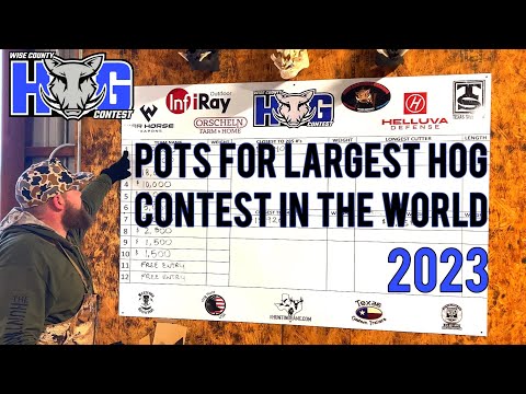 2023 Wise County Hog Contest Pots