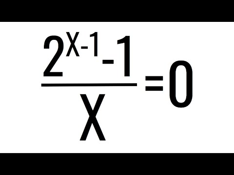 ECUACIÓN QUE ES EXPONENCIAL Y RACIONAL A LA VEZ. Álgebra Básica