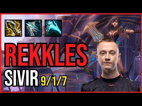REKKLES - SIVIR ADC - EUW Grandmaster - Patch 11.7