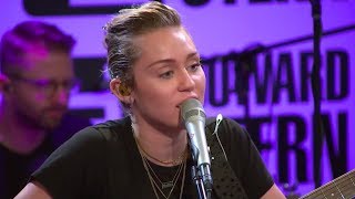 Miley Cyrus performs &quot;Week Without You&quot; LIVE at Howards Stern (2017)