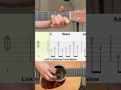 Hurt - Johnny Cash (Chords + Tab) #johnnycash #guitarlesson #acousticguitar