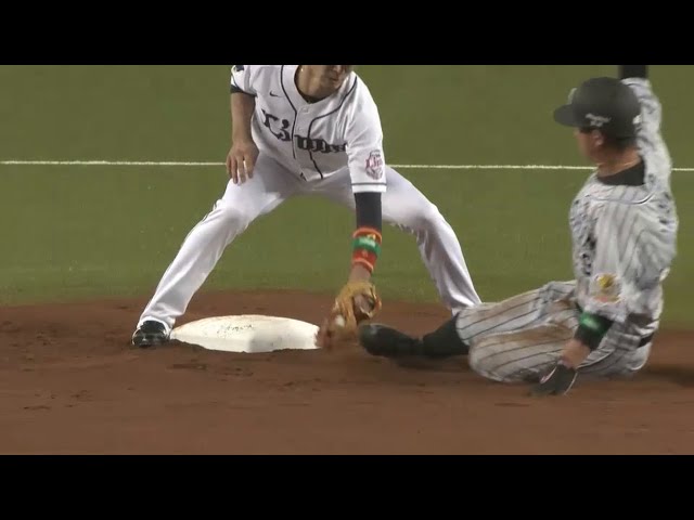 【2回表】完璧送球で盗塁阻止!! ライオンズ・炭谷の肩が光る!! 2015/05/29 L-M