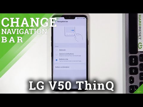 How to Change Navigation Bar in LG V50 ThinQ – Set Gestures