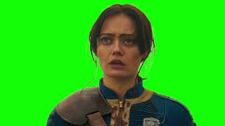 Lucy MacLean (Ella Purnell) "I hate it up here" Fallout green screen