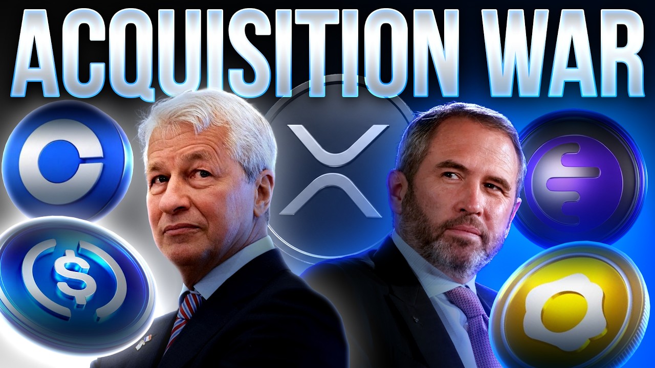 Shots Fired!🔥JP Morgan Buying Coinbase?🚨Ripple Acquisition War Coming