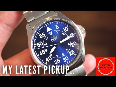Orient Flieger Automatic Watch Review   Blue Dial? Hit Or MisS?