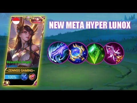 NEW META!! LUNOX HYPER FROM ONIC KAIRI, AGRESIF, INSTANT DAMAGE, (Must Try), BEST BUILD AND EMBLEM
