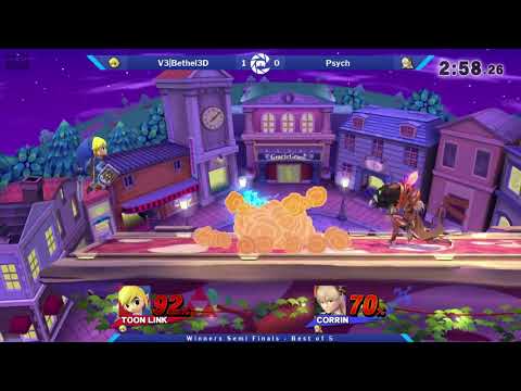 TSL 99 Winners Semis - V3|Bethel3D (Toon Link) vs Psych (Corrin)
